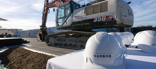 Hard Hat and Excavator equipment